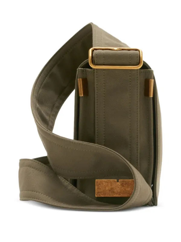 Burberry Trench Gabardine Crossbody Bag | Green | FARFETCH