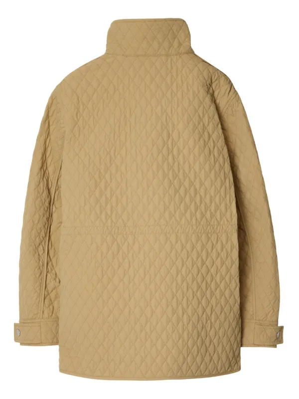 Burberry Quilted Hooded Jacket | Neutrals | FARFETCH