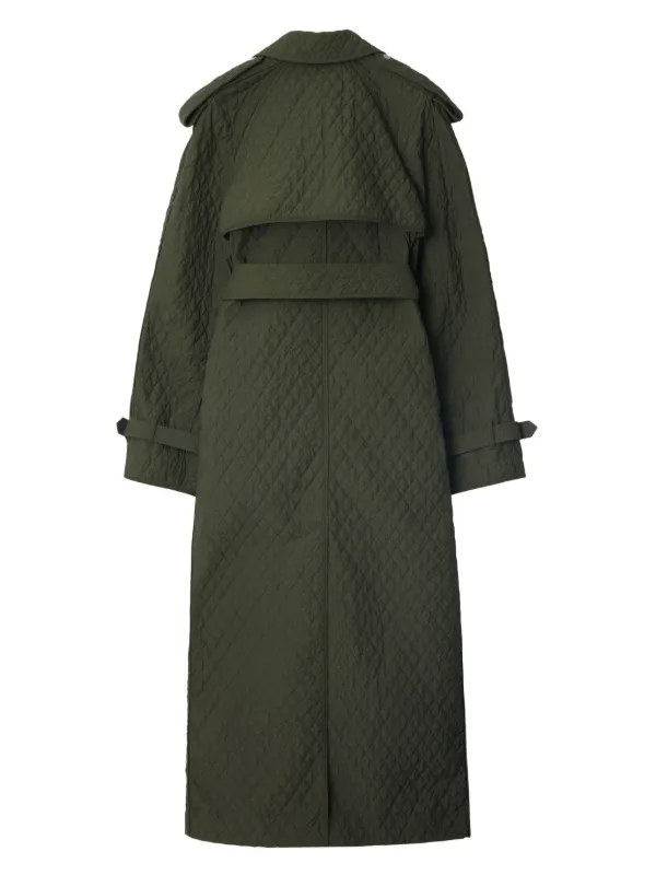 Burberry quilted trench online