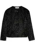 Christian Dior Pre-Owned geometric-print jacquard jacket - Black
