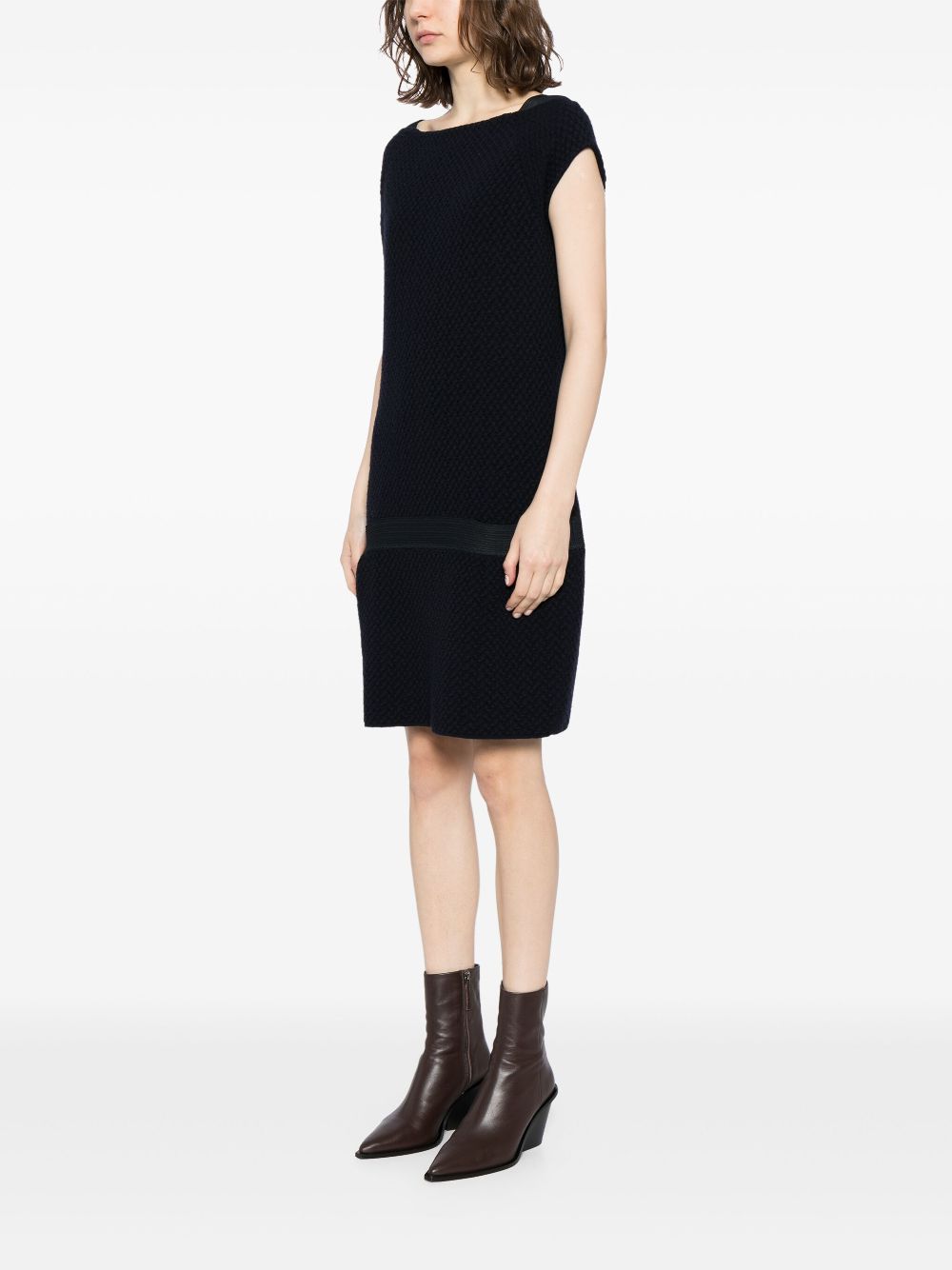 CHANEL 2012 dropped waist textured sleeveless dress Women