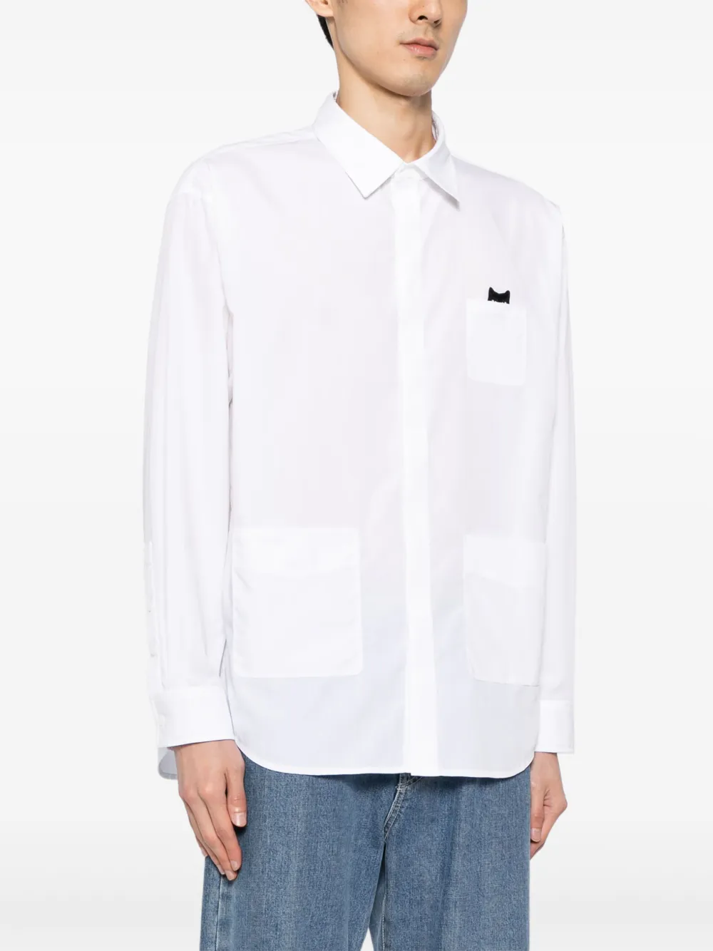 ZZERO BY SONGZIO Shirt met lange mouwen Wit