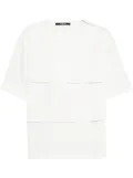SONGZIO layered drop-shoulder T-shirt - White