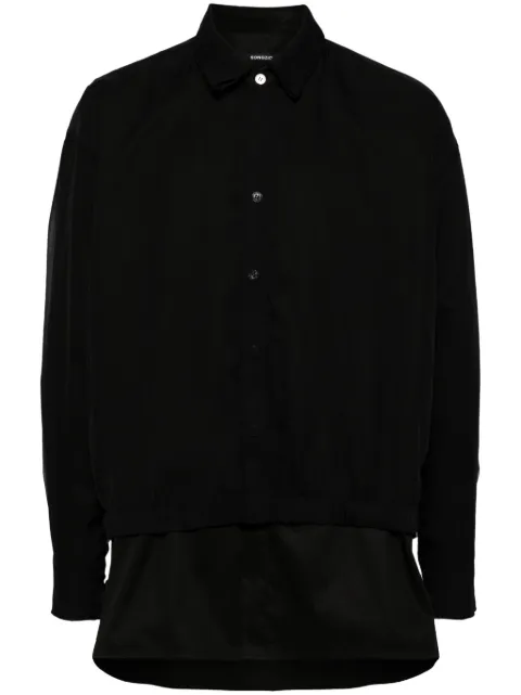 SONGZIO layered cotton shirt