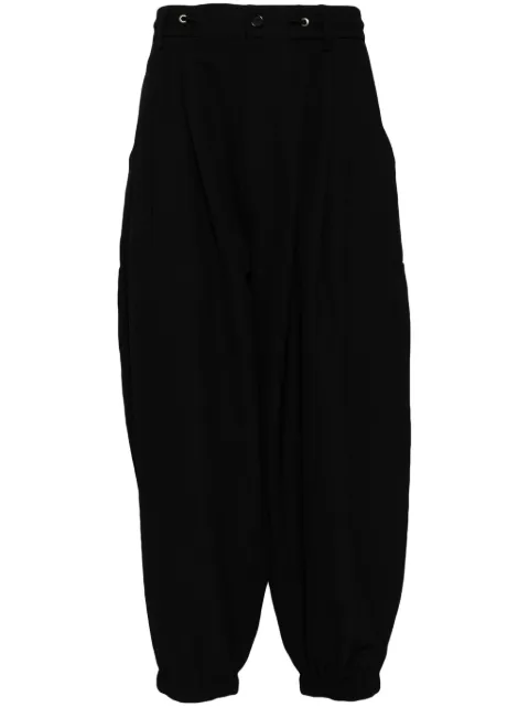 SONGZIO balloon cropped-leg trousers