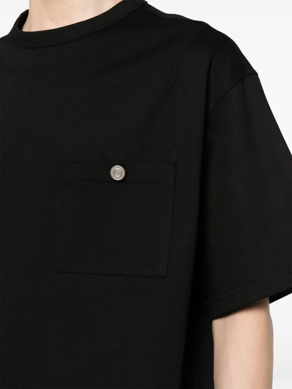 SONGZIO Katoenen T-shirt met print Zwart