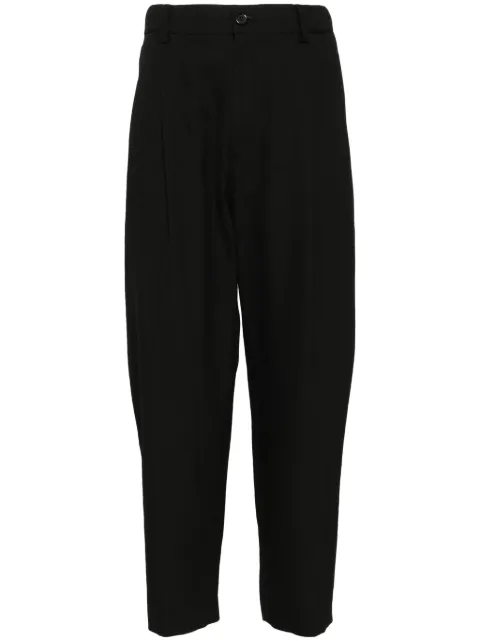 SONGZIO drop-crotch tapered trousers
