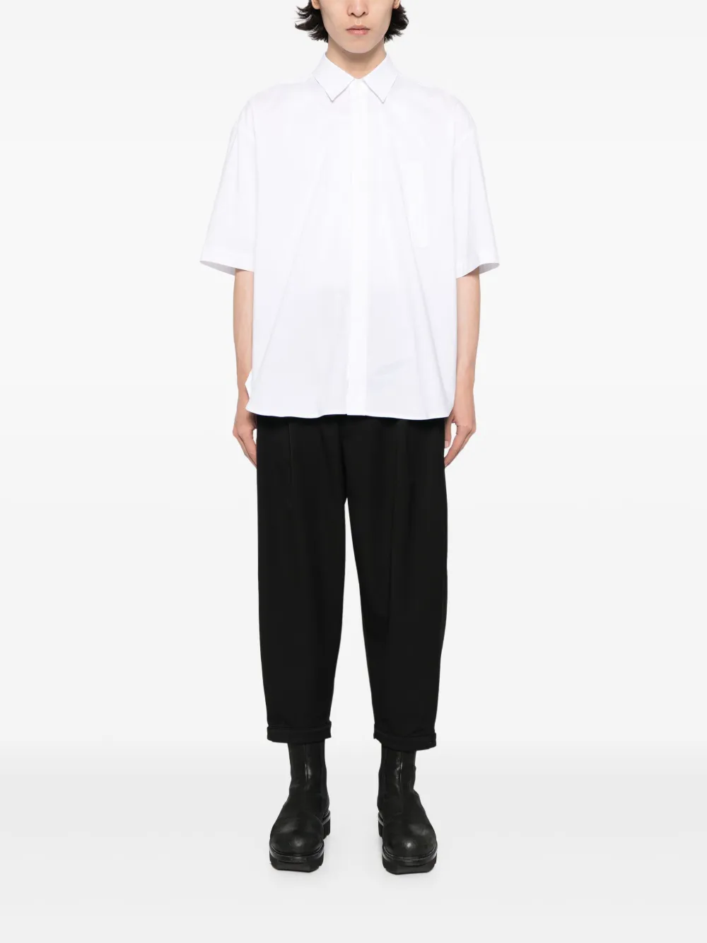 SONGZIO Cropped broek met ballon pijpen - Zwart