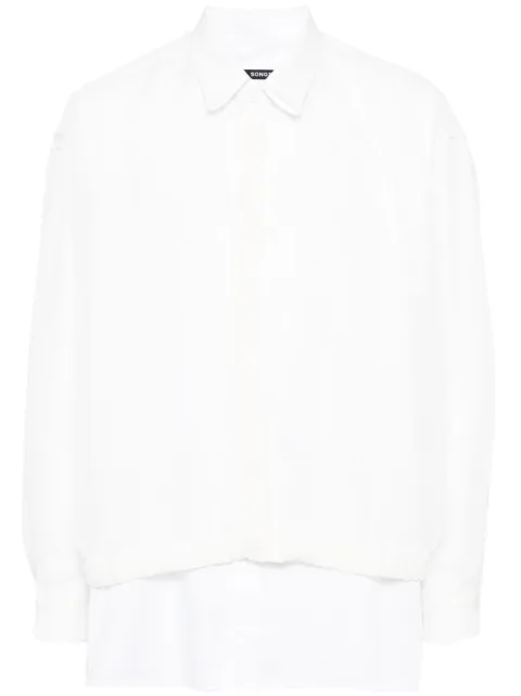 SONGZIO layered cotton shirt