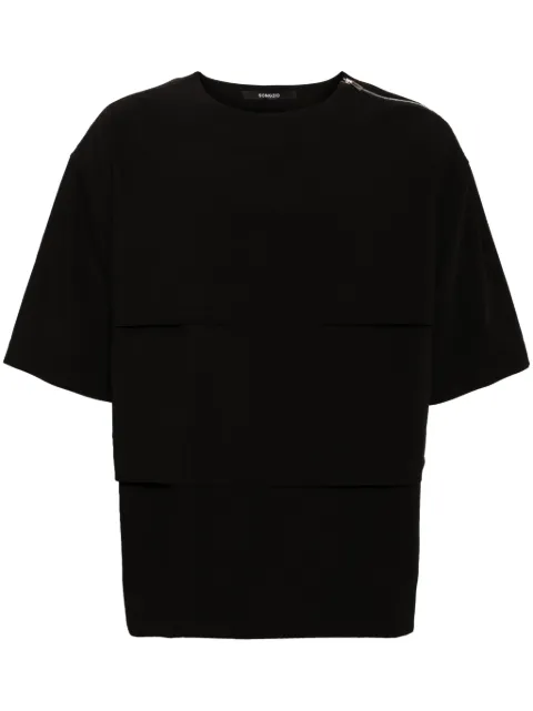 SONGZIO layered drop-shoulder T-shirt