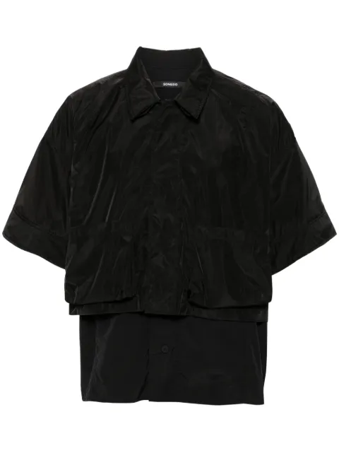 SONGZIO layered cotton shirt