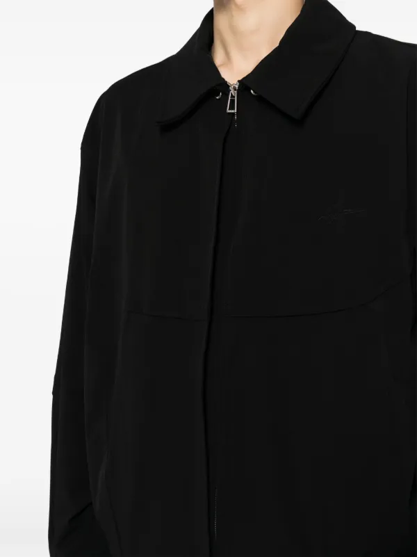 SONGZIO spread-collar zip-up Jacket | Black | FARFETCH