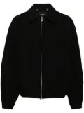 SONGZIO spread-collar zip-up jacket - Black