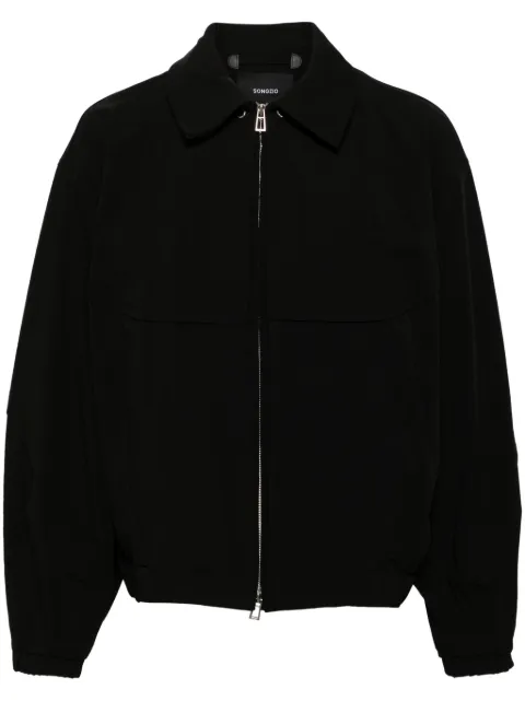 SONGZIO spread-collar zip-up jacket