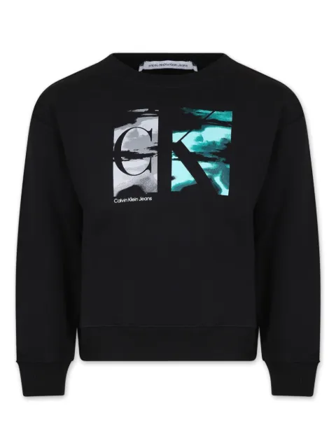 Calvin Klein Kids monogram-print sweatshirt 