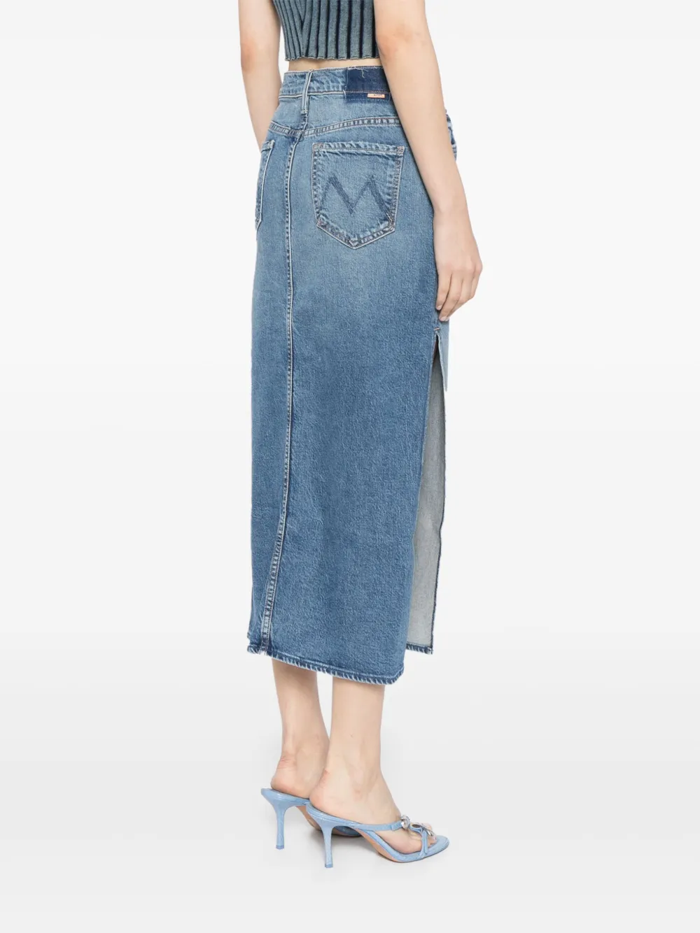 MOTHER Denim rok Blauw
