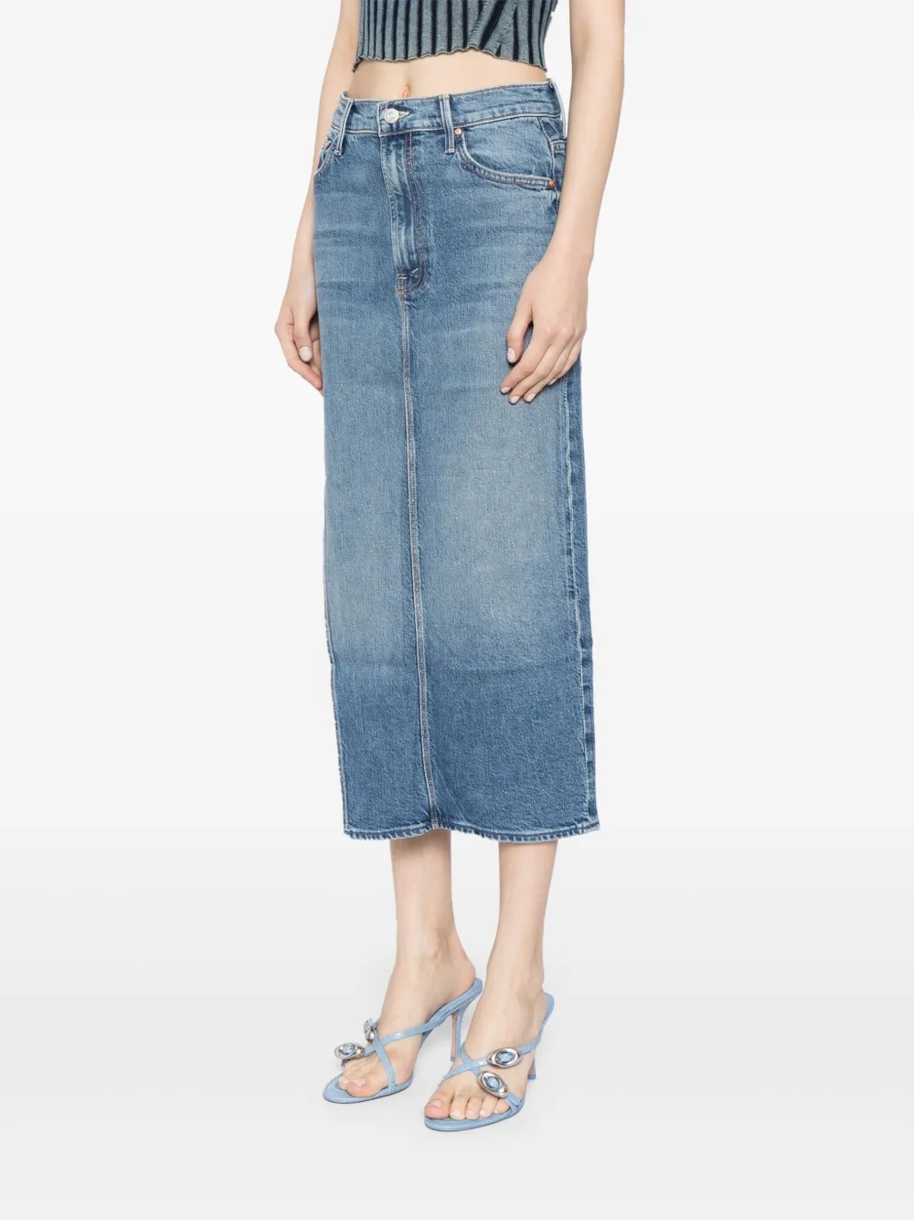 MOTHER Denim rok Blauw