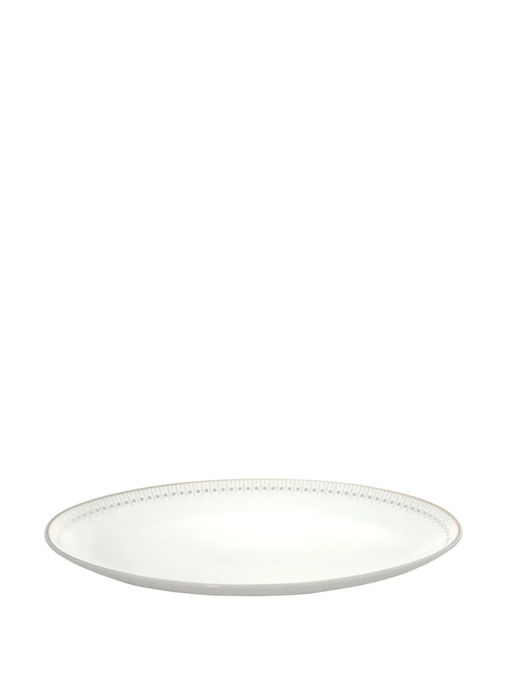 Christofle Malmaison Impériale Oval Platter In Weiss