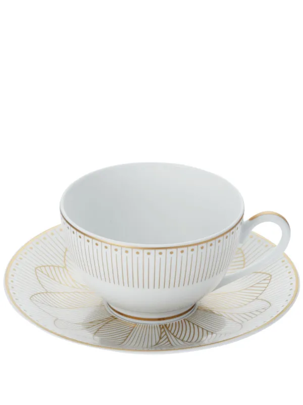 マ*ー様 CHRISTOFLE Christofle Malmaison Impériale ティーカップ＆ソーサー セット