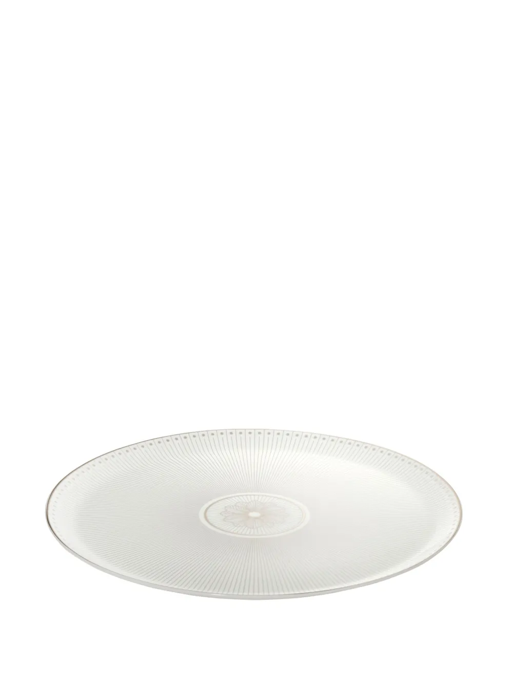 Christofle Malmaison Impériale Pie Dish In 白色