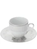 Christofle Malmaison Impériale coffee cup and saucers (set of two) - White