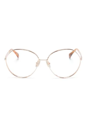 JIMMY CHOO　オーバーサイズ　眼鏡 Jimmy Choo Eyewear オーバーサイズ 眼鏡フレーム | ピンク | FARFETCH JP