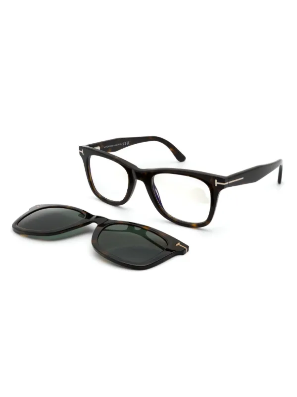 TOM FORD Eyewear トータスシェル メガネフレーム | ブラウン