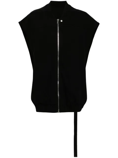 Rick Owens DRKSHDW sleeveless zip-up cotton jacket 