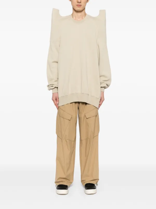 公式サイト - ハイブランドの新作が続々登場 Owens Rick DRKSHDW ホワイト | スウェットシャツ Tecsweat トップス