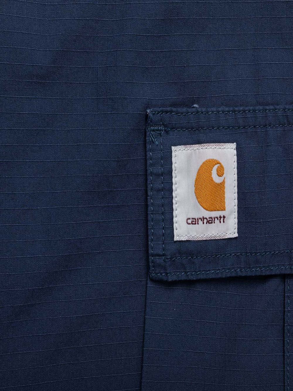Carhartt WIP mid-rise loose fit cargo pants - Blauw