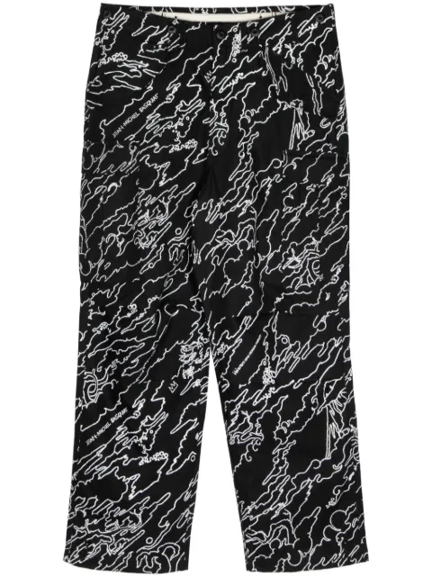 Maharishi pantalones cargo Maha Basquiat