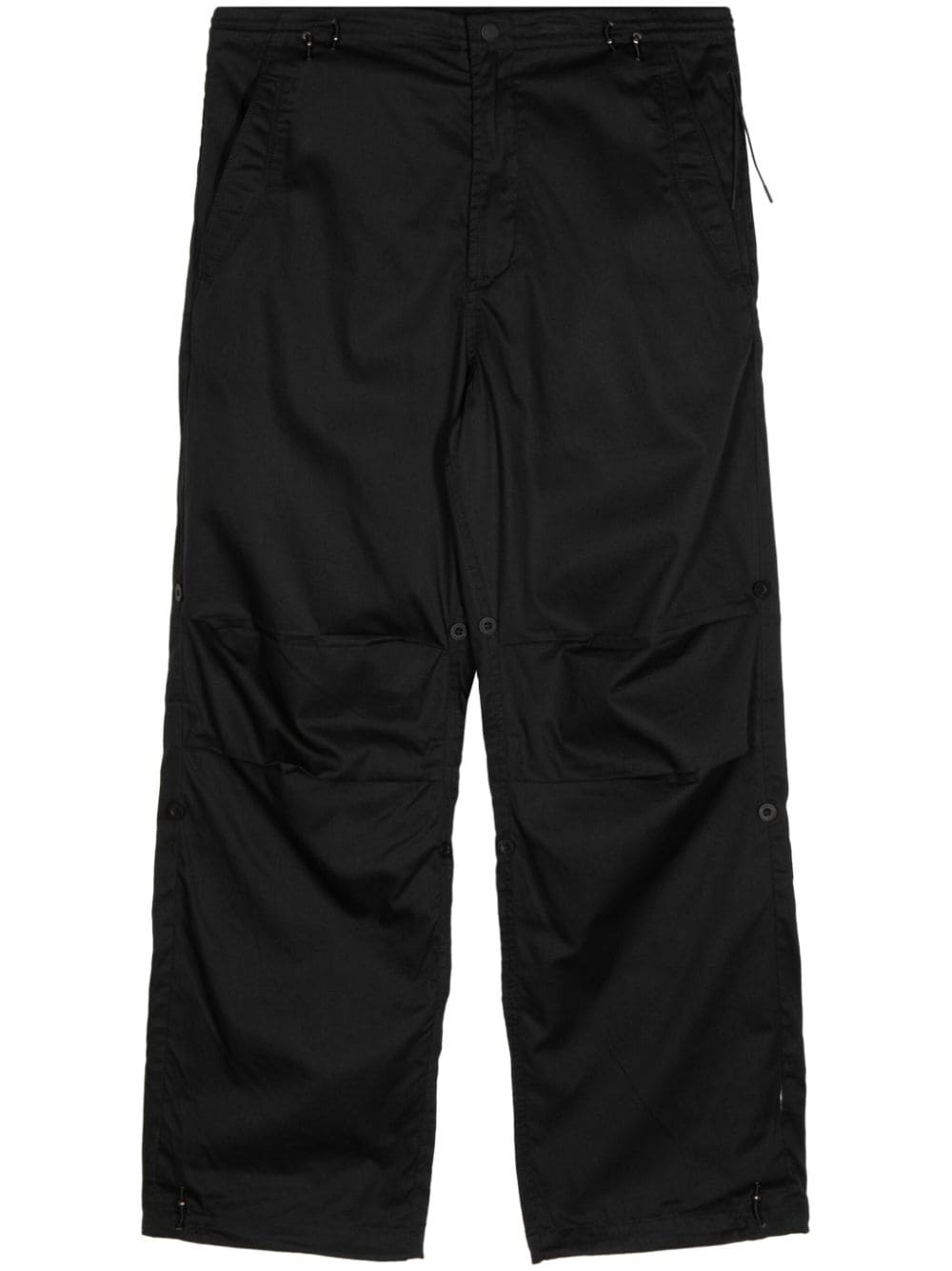 Maharishi Double Dragons Loose-fit Trousers In Schwarz