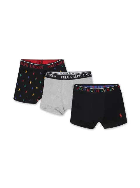 POLO RALPH LAUREN KIDS logo-band boxer briefs