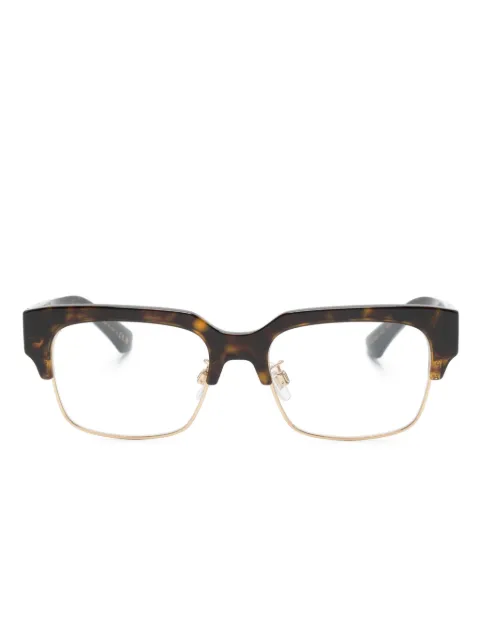 Dolce & Gabbana Eyewear lentes con armazón cuadrada estilo carey