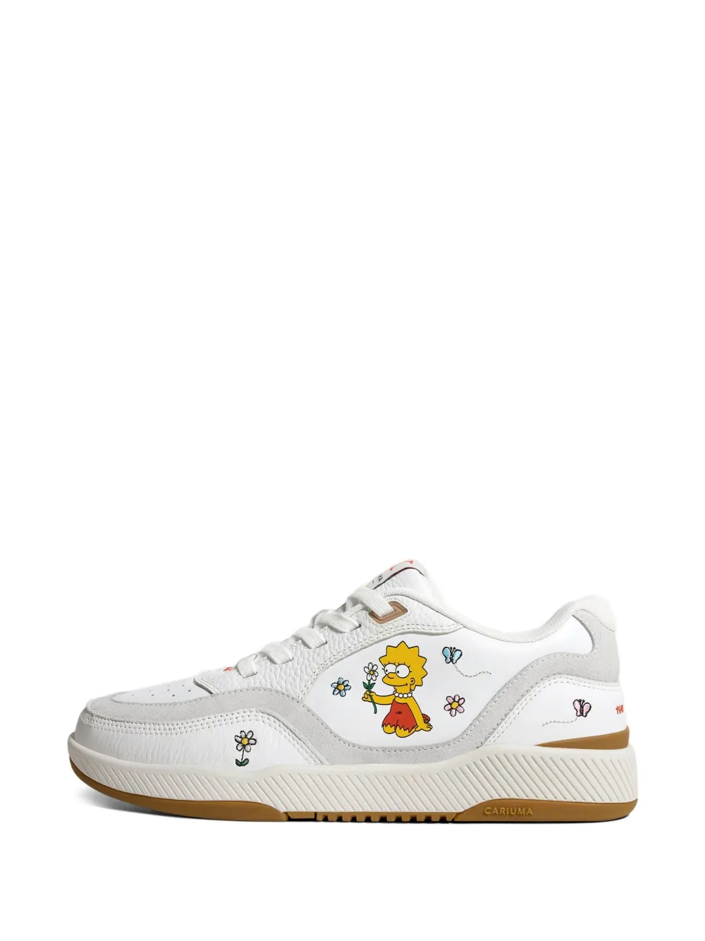 Cariuma X The Simpsons Uba Lisa Flowers Sneakers In White