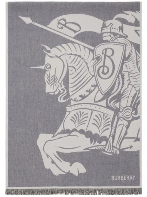 Écharpe en laine à logo EKD - Burberry - Modalova