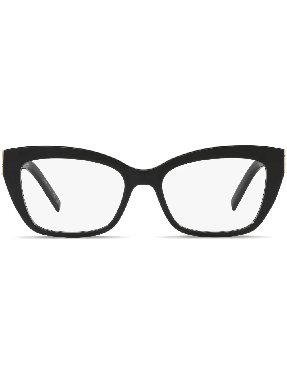 Saint Laurent Rectangle Frame Glasses In Black