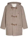 Christian Dior Pre-Owned wool-blend checked coat - Neutrals