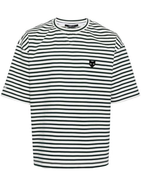 ZZERO BY SONGZIO Panther stripe-pattern T-shirt 