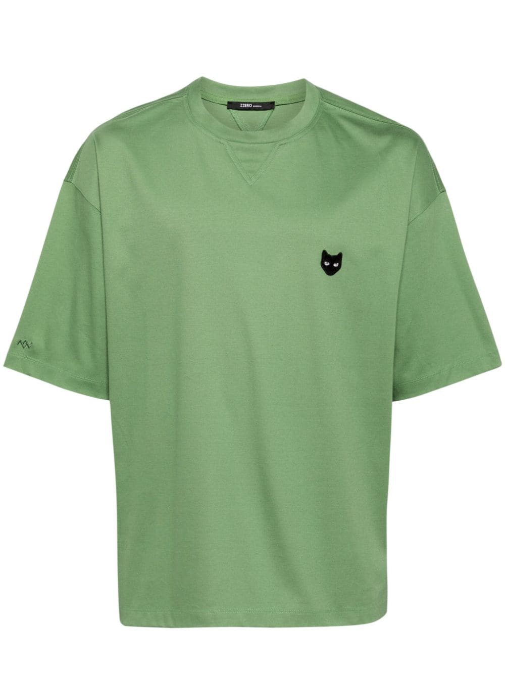 Zzero By Songzio Panther Cotton T-shirt In Green