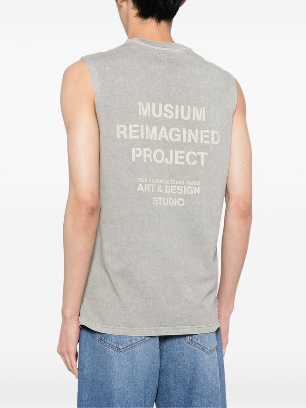 Shop Musium Div. Logo Embroidered Tank Top In 绿色