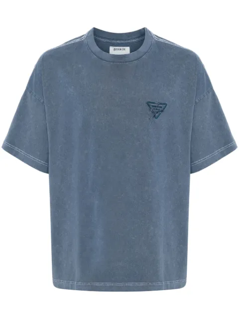 Musium Div. logo-embroidered cotton T-shirt