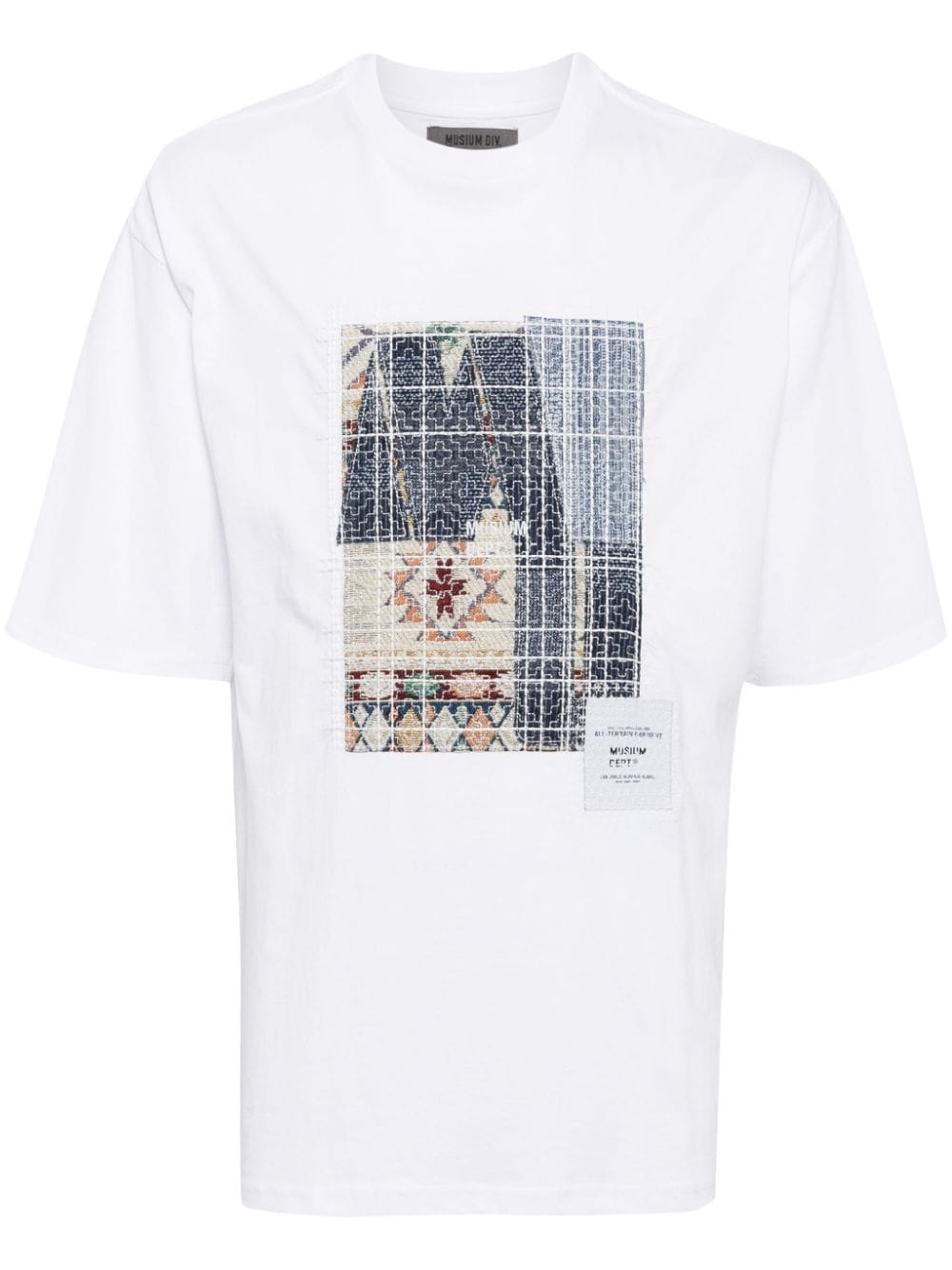 Musium Div. Patch Detailed T-shirt In White