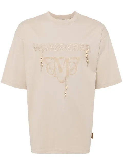 Musium Div. embroidered detailed t-shirt 