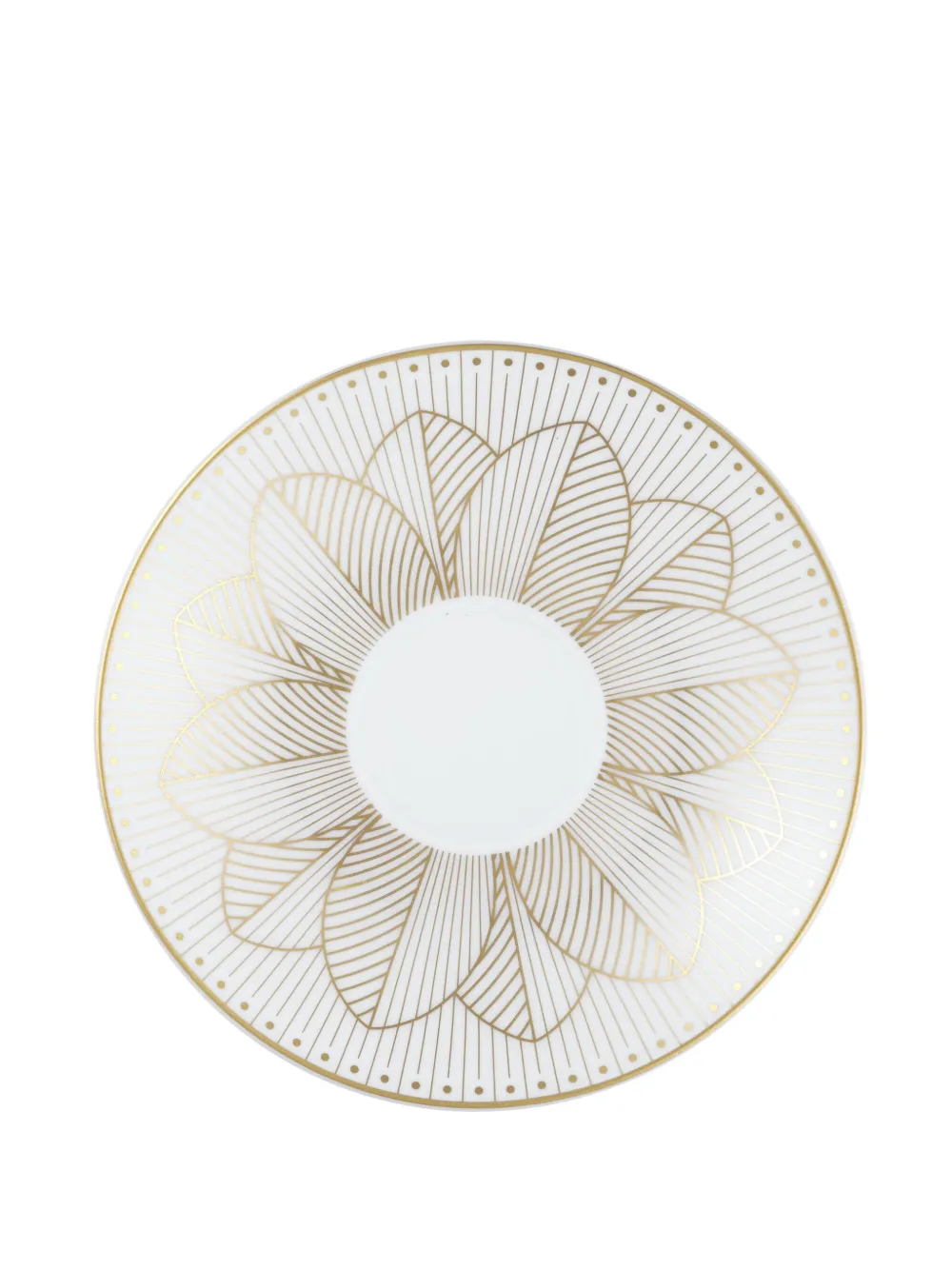 Christofle Malmaison Impériale Coffee Cup And Saucers (set Of Two) In 白色
