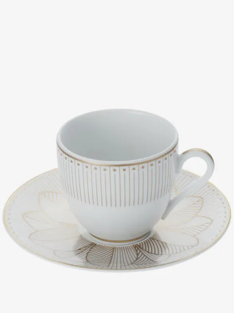 Christofle Malmaison Impériale 2 set med kaffekopp och tefat