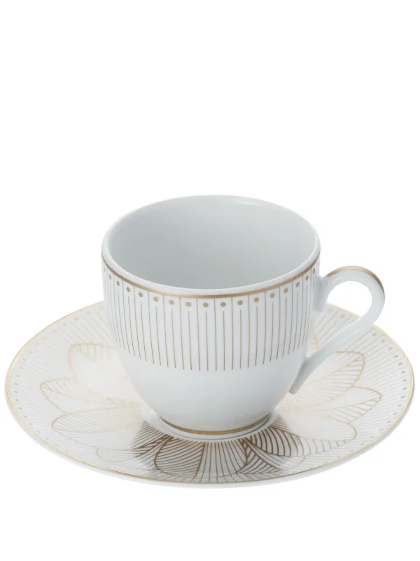 Christofle Malmaison Impériale コーヒーカップ＆ソーサー セット 