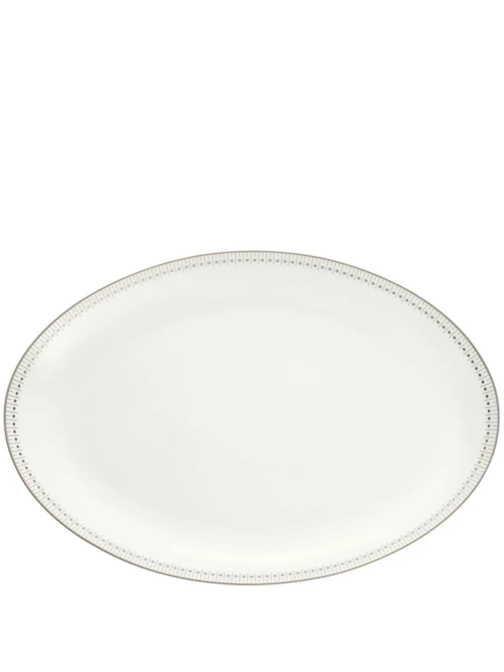 Christofle Malmaison Impériale Oval Platter In 白色