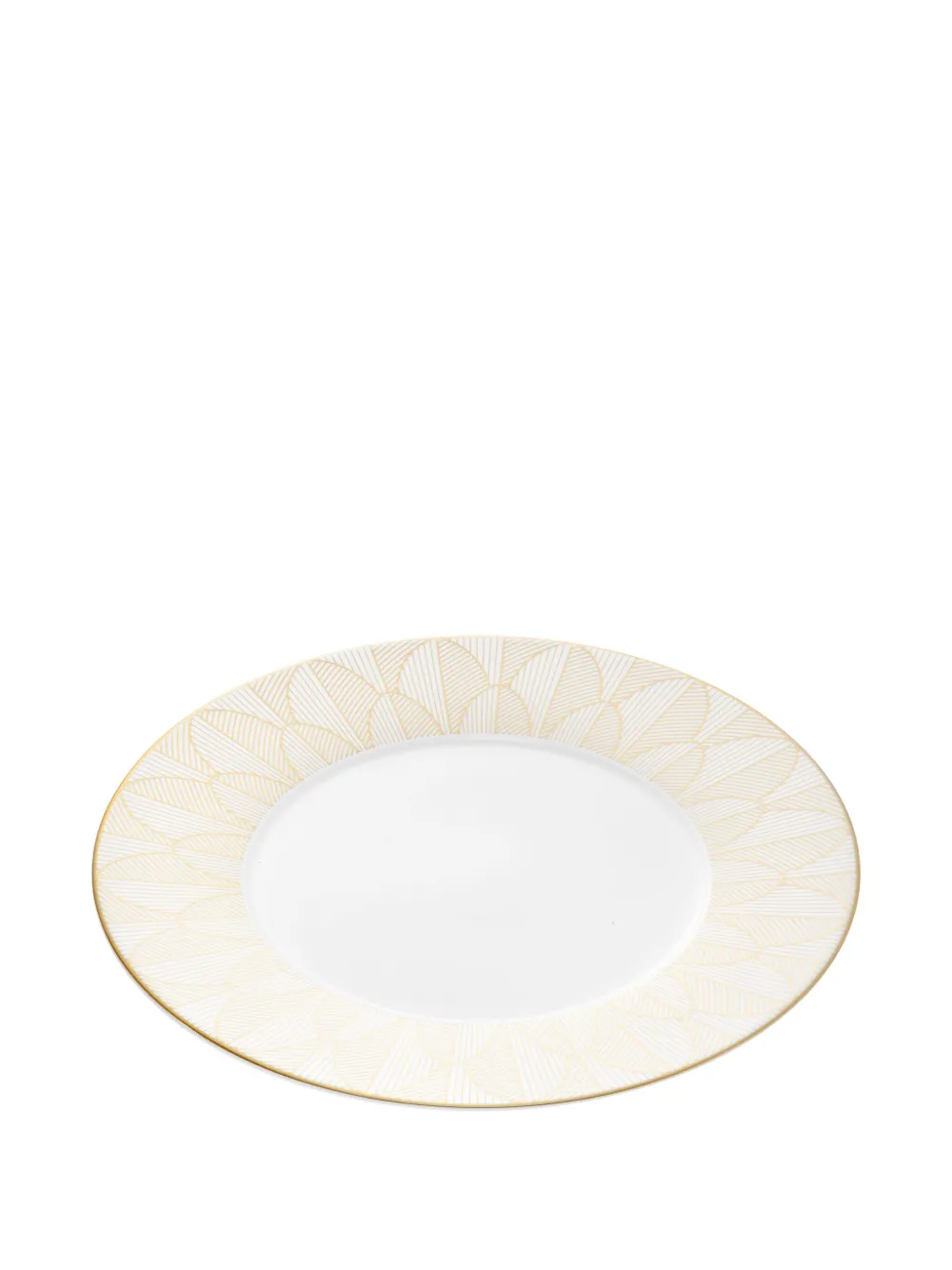 Christofle Malmaison Impériale Dinner Plate In 白色