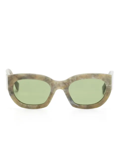 Retrosuperfuture logo-embossed rectangle-shape sunglasses 